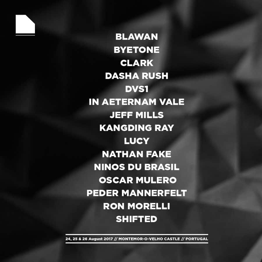 Festival Forte, edición 2017 - 24,25 & 26 august -Montemor-O-Velho.