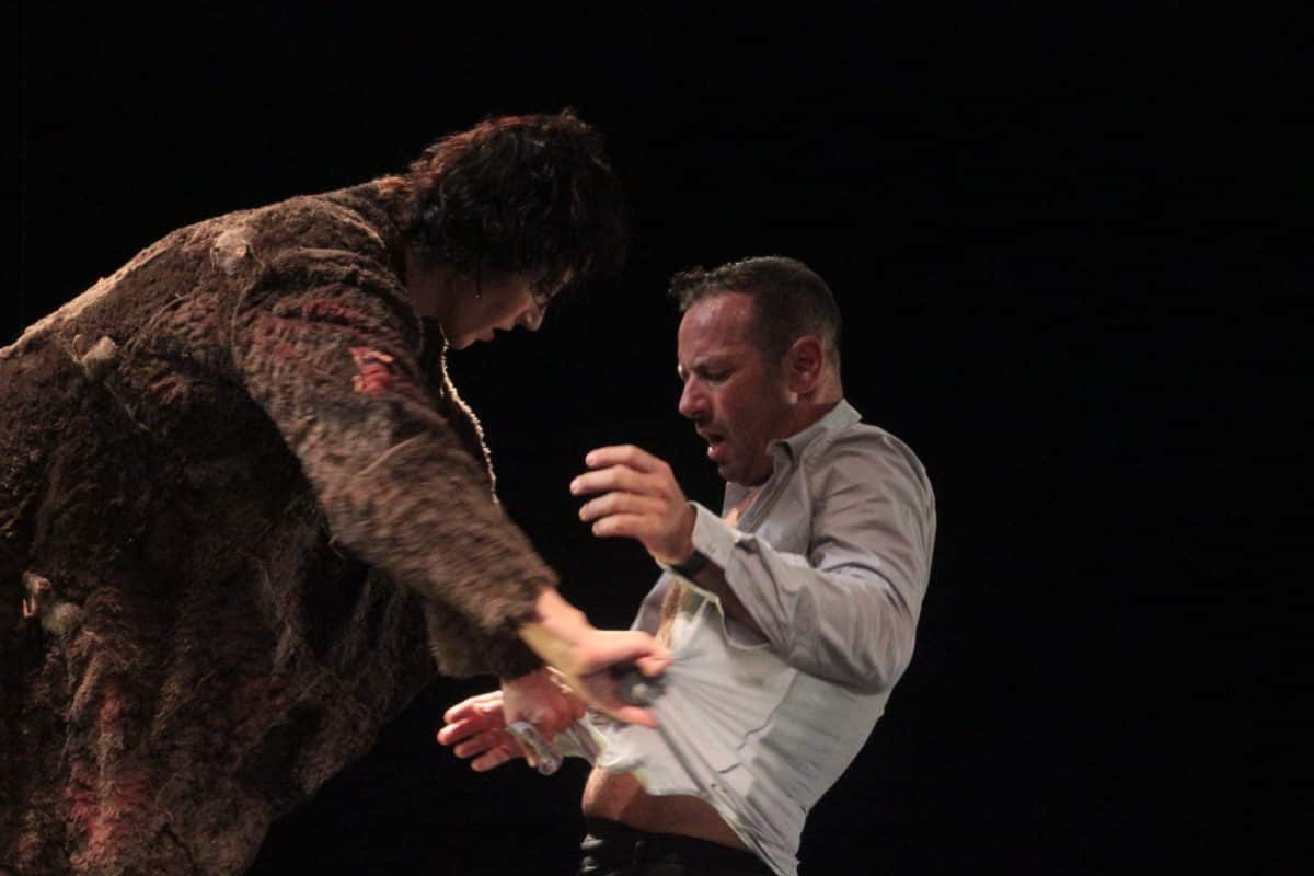 Black Apple y los parpados sellados..Entrevista Chevi Muraday.Teatro Español.12/01/18