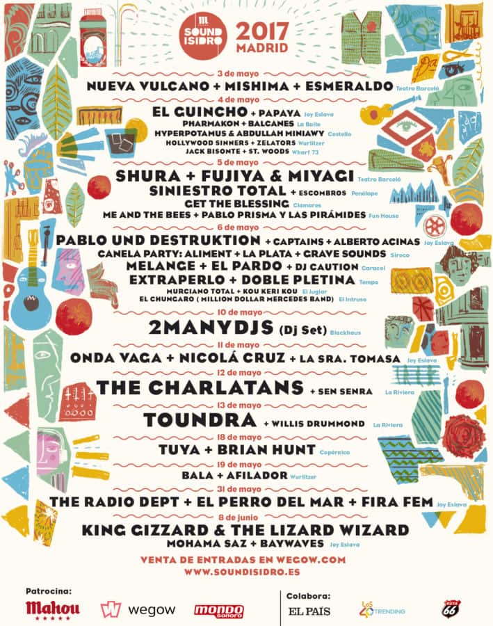 Sound Isidro 2017.Cartel+Info