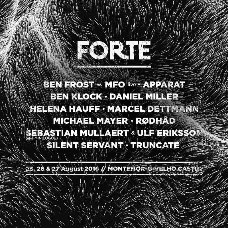 Festival Forte 2016, Portugal