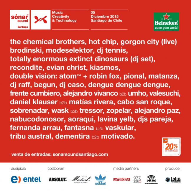 Sonar Sound Santiago.Cartel